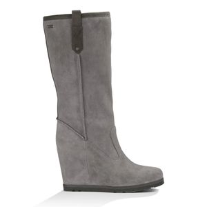 UGG Soleil Wedge Tall Boots Grey